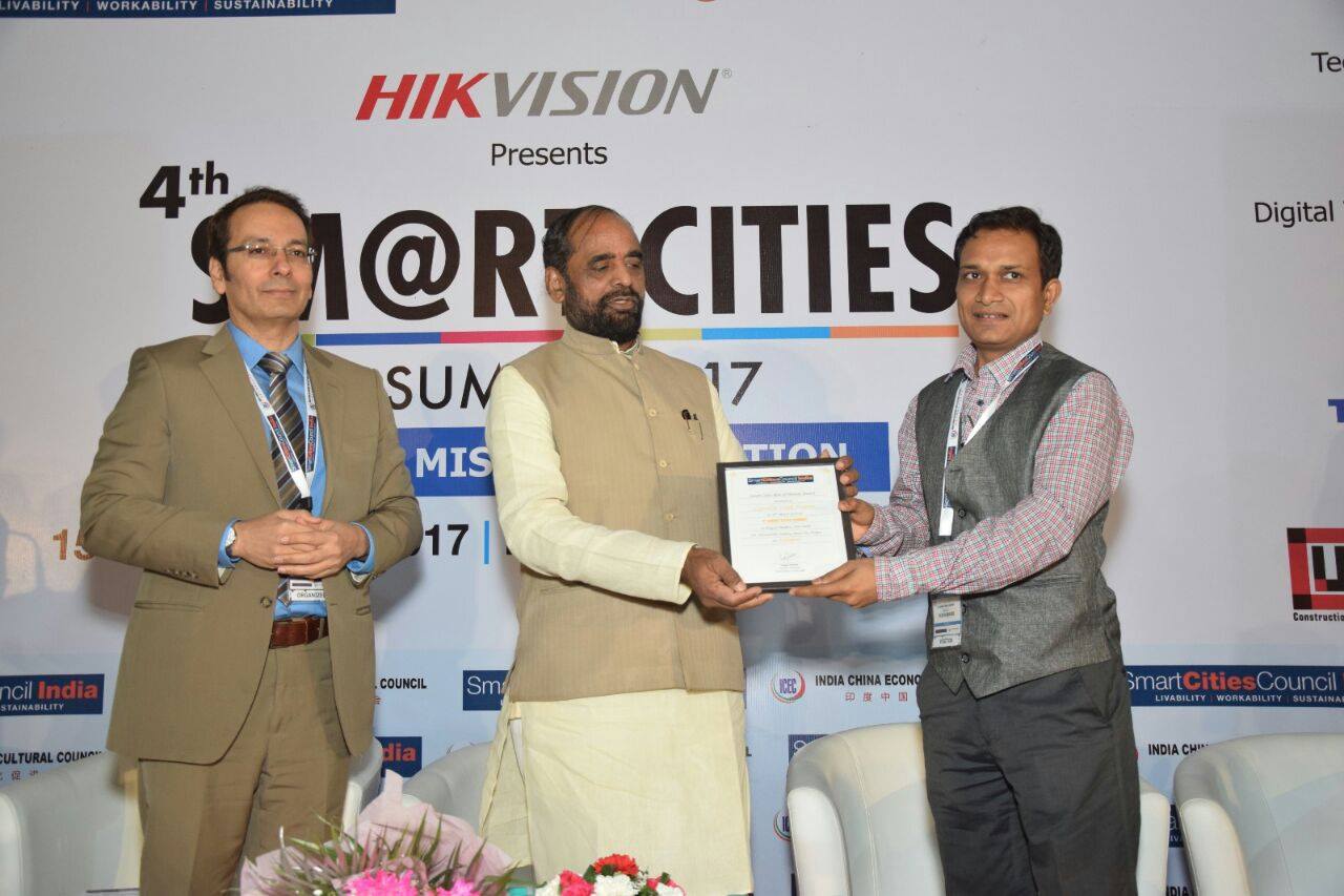 Smart City Leader Award Given By Smart City Council Of India