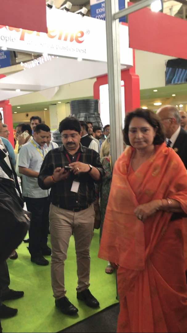 Honorable Minister Maya Singh visited our Stall