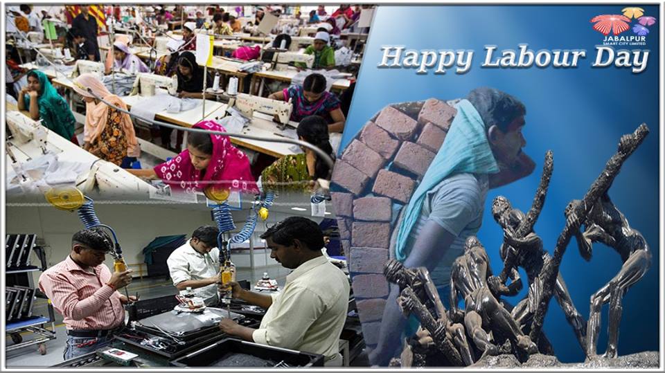 Smart City Jabalpur - Labour Day Greetings