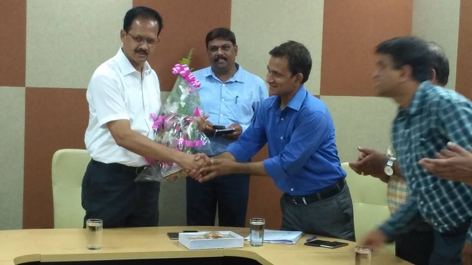 Congratulated Our Executive Director Mr. Ved Prakash for being an IAS
