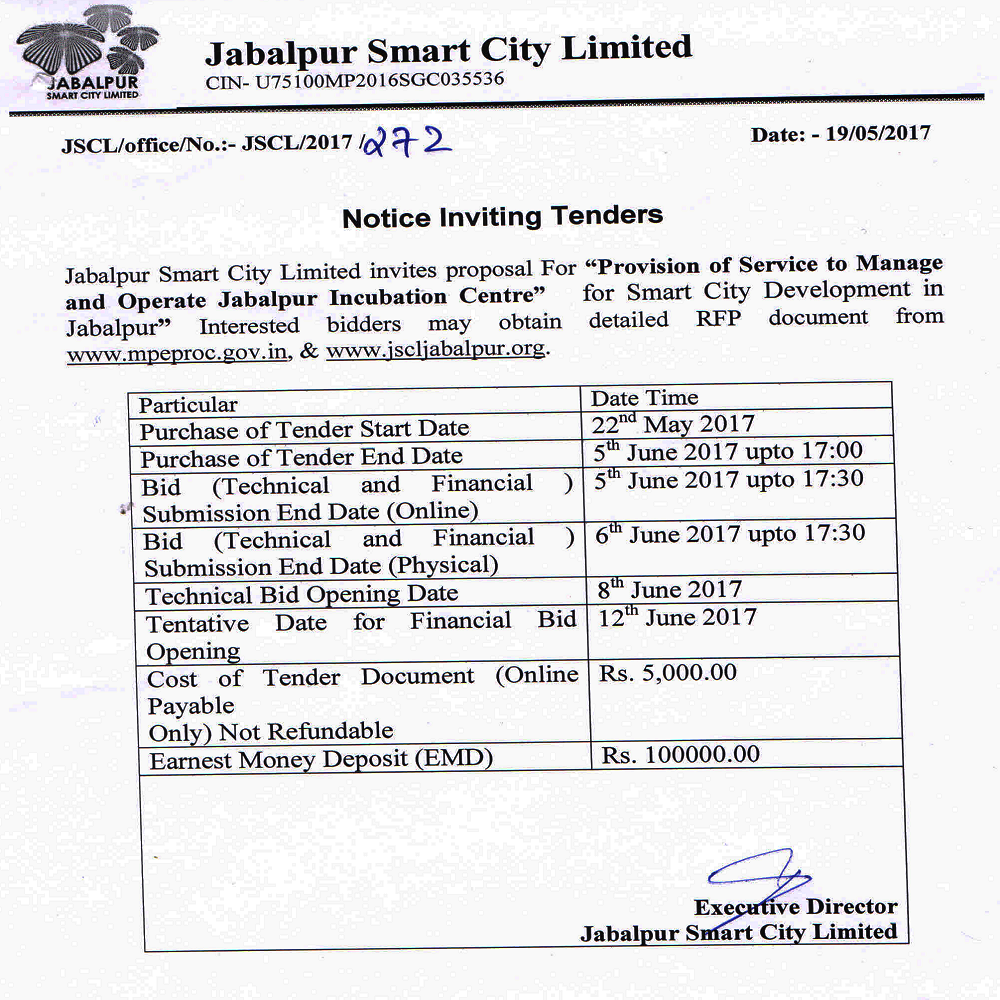 Implementation of Road Side Smart Parking System.Tender has been Cancelled